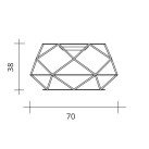 Lubinis šviestuvas EUCLIDE 3000K 62W ART.1821.22.3000 Lubinis šviestuvas EUCLIDE 3000K 62W ART.1821.22.3000