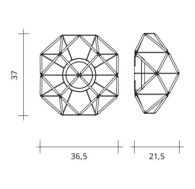 Sieninis šviestuvas EUCLIDE 3000K 29W ART.1822.10.3000 Sieninis šviestuvas EUCLIDE 3000K 29W ART.1822.10.3000