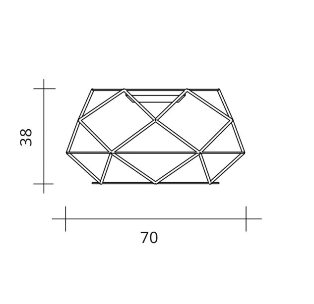 Lubinis šviestuvas EUCLIDE 2700K 62W ART.1822.22.2700 Lubinis šviestuvas EUCLIDE 2700K 62W ART.1822.22.2700