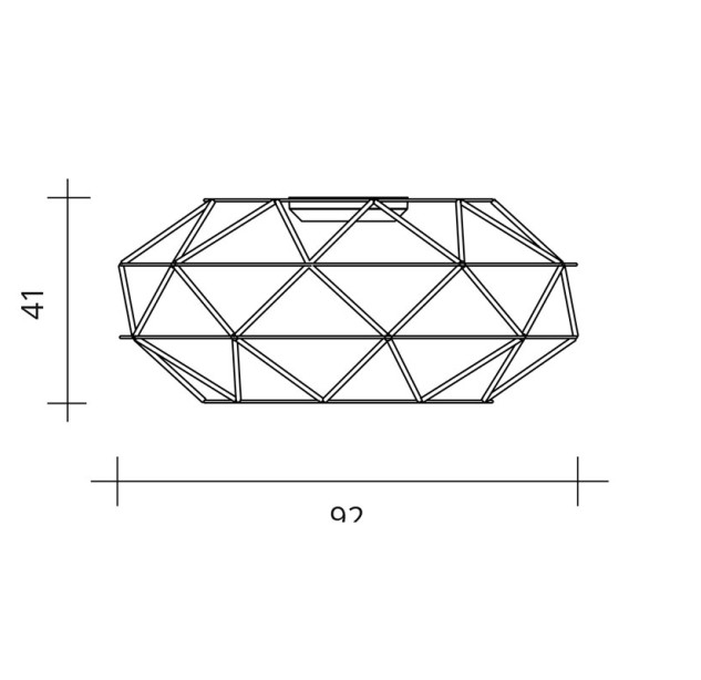 Lubinis šviestuvas EUCLIDE 3000K 92W ART.1822.23.3000 Lubinis šviestuvas EUCLIDE 3000K 92W ART.1822.23.3000