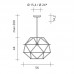 Pakabinamas šviestuvas EUCLIDE 2700K 62W ART.1822.31.2700