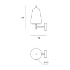 Sieninis šviestuvas X-RAY ART.KIT.M.4 Sieninis šviestuvas X-RAY ART.KIT.M.4