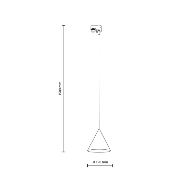 Pakabinamas šviestuvas TRACER CONO 10618 Pakabinamas šviestuvas TRACER CONO 10618