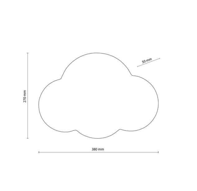 Sieninis šviestuvas CLOUD 4967 Sieninis šviestuvas CLOUD 4967