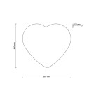 Sieninis šviestuvas HEART 5924