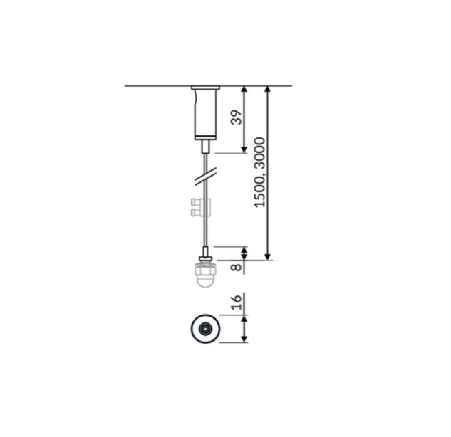 LED profilio tvirtinimo elementas 43100003 LED profilio tvirtinimo elementas 43100003
