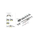 Įleidžiamas - įfrezuojamas LED profilis GROOVE10 1M 76200020