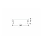 LED profilio gaubtas C CLICK 1M 76320000