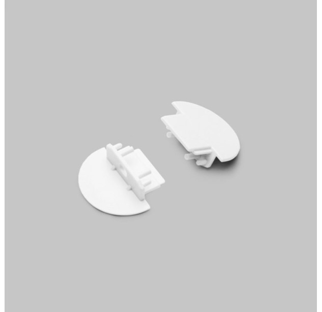 LED profilio užbaigimo dangtelis GROOVE10 2VNT 76480001 