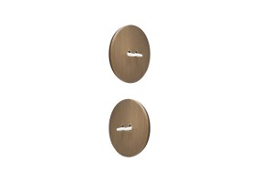 1-os vietos horizontalus rėmelis patina / baltos spalvos: jungiklis 2 kl.