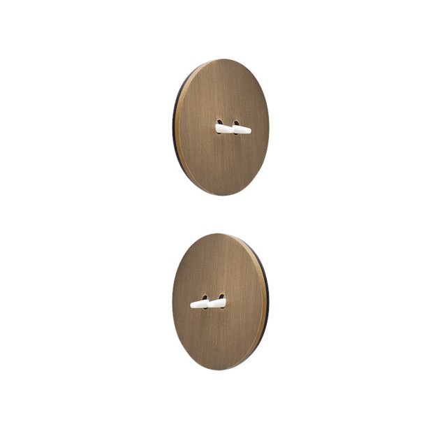 1-os vietos horizontalus rėmelis patina / baltos spalvos: jungiklis 2 kl.