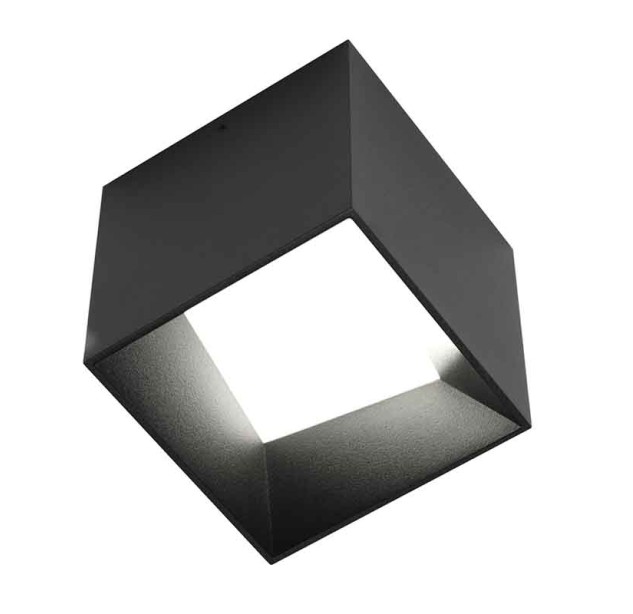 Sieninis šviestuvas CUBE BLACK Sieninis šviestuvas CUBE BLACK