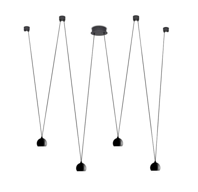 Pakabinamas šviestuvas SHALLOW BLACK 2