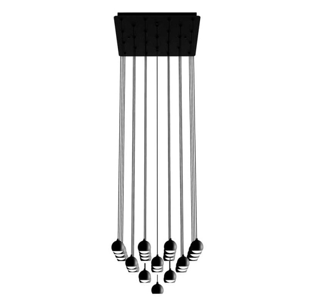 Pakabinamas šviestuvas SHALLOW BLACK 4