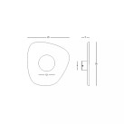 Sieninis akustinis šviestuvas SCONCE 3000K 5W 23175