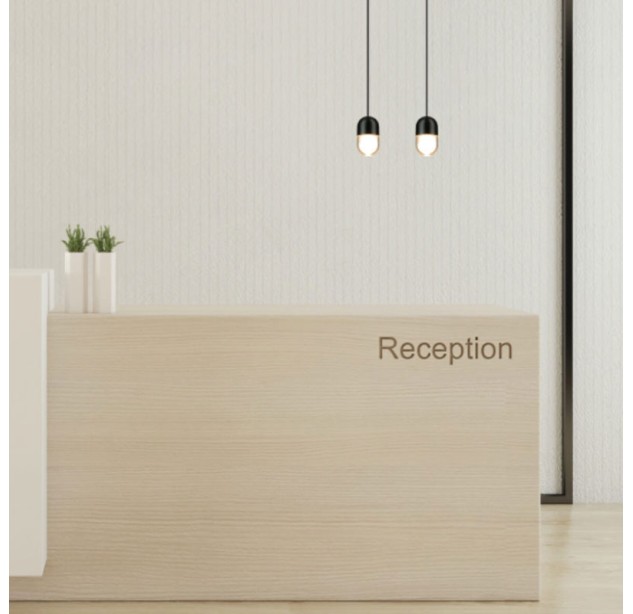 Pakabinamas šviestuvas LED Light 7W 3000K sandy black 25140 dimeriuojamas 