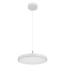 Pakabinamas šviestuvas LED Light 18W 3000K white-brushed brass 25146 dimeriuojamas Pakabinamas šviestuvas LED Light 18W 3000K white-brushed brass 25146 dimeriuojamas