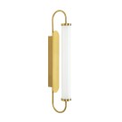 Sieninis šviestuvas LED Light 10W 3000K 25152 brushed brass-opal glass dimeriuojamas Sieninis šviestuvas LED Light 10W 3000K 25152 brushed brass-opal glass dimeriuojamas