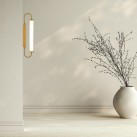 Sieninis šviestuvas LED Light 10W 3000K 25152 brushed brass-opal glass dimeriuojamas Sieninis šviestuvas LED Light 10W 3000K 25152 brushed brass-opal glass dimeriuojamas