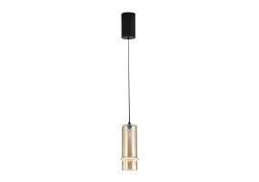 Pakabinamas šviestuvas LED Light 6W 3000K champagne glass-black 2532 dimeriuojamas