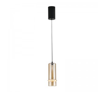Pakabinamas šviestuvas LED Light 6W 3000K champagne glass-black 2532 dimeriuojamas