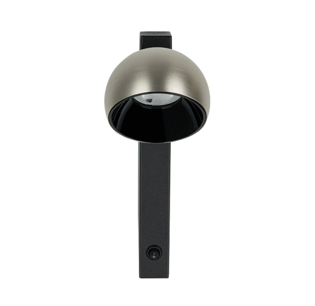 Sieninis šviestuvas LED Light 13W 3000K 25341 black-brushed nickel dimeriuojamas 