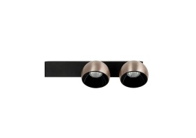 Sieninis šviestuvas LED Light 21W 3000K 25342 black-champagne gold dimeriuojamas 
