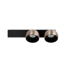 LED Light 21W 3000K 25342 Black-Champagne Gold Wall Light, Dimmable