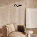 Sieninis šviestuvas LED Light 21W 3000K 25342 black-champagne gold dimeriuojamas 