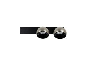 Sieninis šviestuvas LED Light 21W 3000K 25343 black-brushed nickel dimeriuojamas 