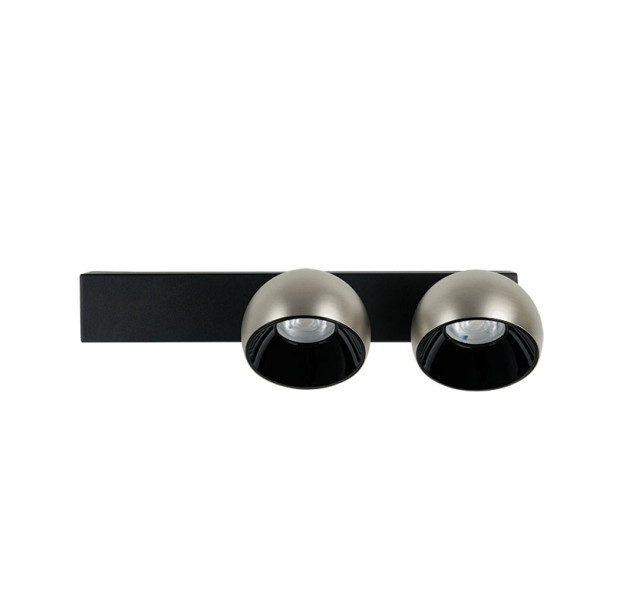 Sieninis šviestuvas LED Light 21W 3000K 25343 black-brushed nickel dimeriuojamas 