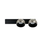 Sieninis šviestuvas LED Light 21W 3000K 25343 black-brushed nickel dimeriuojamas 