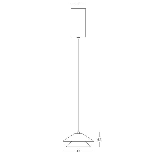 Pakabinamas šviestuvas LED Light 9W 3000K 25347