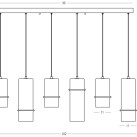 Pakabinamas šviestuvas LED LINE LIGHT 26W 3000K 2536 dimeriuojamas