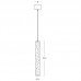 Pakabinamas šviestuvas Single light 15W 3000K 2540 dimeriuojamas 