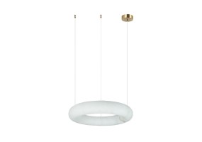 Pakabinamas šviestuvas ROUND LED LIGHT 25W 3000K ALABASTER-BRASS 2542 dimeriuojamas