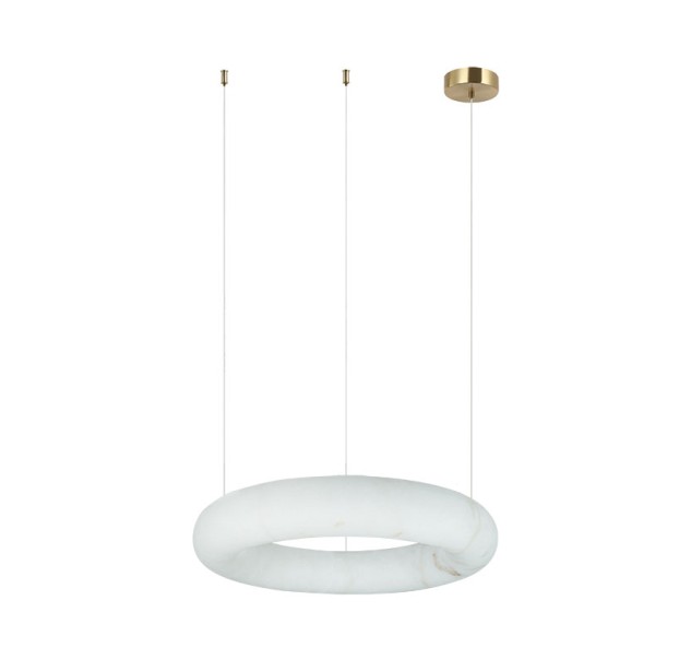 Pakabinamas šviestuvas ROUND LED LIGHT 25W 3000K ALABASTER-BRASS 2542 dimeriuojamas Pakabinamas šviestuvas ROUND LED LIGHT 25W 3000K ALABASTER-BRASS 2542 dimeriuojamas
