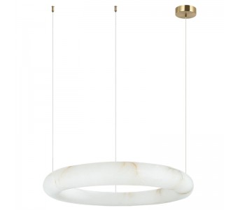 Pakabinamas šviestuvas ROUND LED LIGHT 35W 3000K ALABASTER-BRONZE 2543 dimeriuojamas