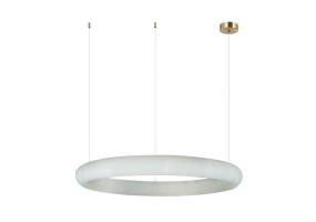 Pakabinamas šviestuvas ROUND LED LIGHT 45W 3000K ALABASTER-BRASS 2544 dimeriuojamas