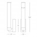 Sieninis šviestuvas LED Light 9W 3000K brushed gold 25445 dimeriuojamas 