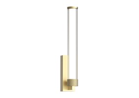 Sieninis šviestuvas LED Light 9W 3000K brushed gold 25445 dimeriuojamas 