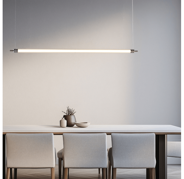 Pakabinamas šviestuvas LED Line Light 33W 3000K brushed coffee 25446 dimeriuojamas Pakabinamas šviestuvas LED Line Light 33W 3000K brushed coffee 25446 dimeriuojamas