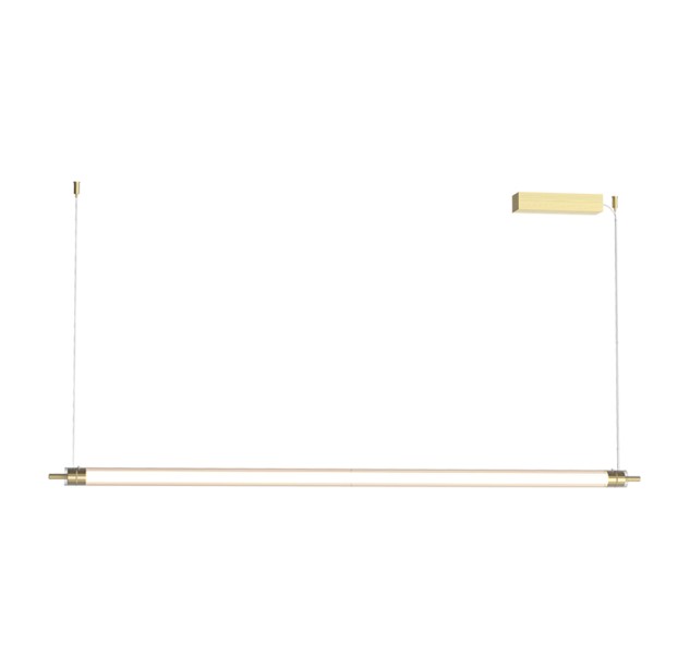 Pakabinamas šviestuvas LED Line Light 33W 3000K brushed gold 25447 dimeriuojamas Pakabinamas šviestuvas LED Line Light 33W 3000K brushed gold 25447 dimeriuojamas