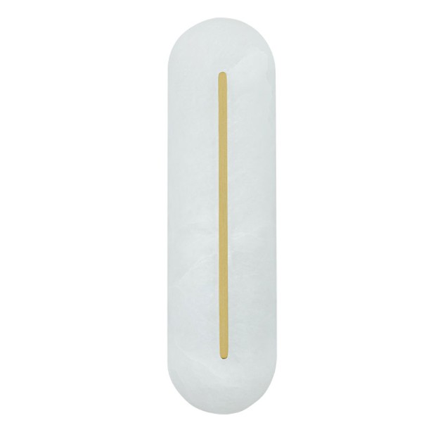 Sieninis šviestuvas LED Light 14W 3000K 2546 alabaster-brass dimeriuojamas 