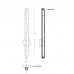 Sieninis šviestuvas LED Light 19W 3000K 2548 dimeriuojamas 