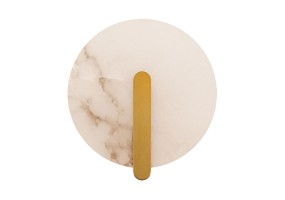 Sieninis šviestuvas LED Light 5W 3000K 2552 alabaster-brass