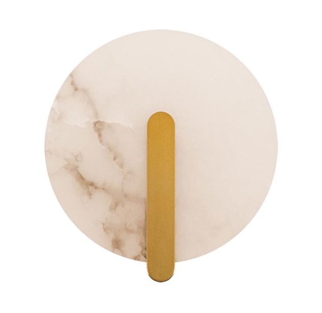 Sieninis šviestuvas LED Light 5W 3000K 2552 alabaster-brass Sieninis šviestuvas LED Light 5W 3000K 2552 alabaster-brass
