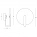 Sieninis šviestuvas LED Light 5W 3000K 2552 alabaster-brass