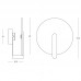 Sieninis šviestuvas LED Light 5W 3000K 2553 alabaster-rust 