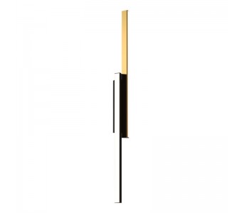 Sieninis šviestuvas LED Light 26W 3000K 2560 black-brass dimeriuojamas 